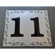 Kapı Numarası 10x12 cm Kendinden Yapışkanlı No:11