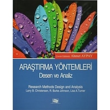 Araştırma Yöntemleri : Desen ve Analiz