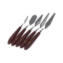 Hannah Metal Spatula Set 5'li Palette Knıves