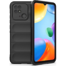 Xiaomi Redmi 10c Uyumlu Kılıf Optimum Silikon - Siyah