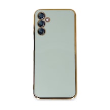 Samsung Galaxy Uyumlu   M14 5g Kılıf Volet Silikon - Açık Yeşil