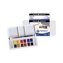 Daler Rowney Aquafine Travel Set Fırça Plastik Kutu 12li