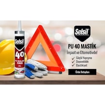 Çelik Silikon Kırmızı 280 Ml Selsil Kırmızı