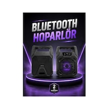 6.5 İnç Kablosuz Hoparlör Bluetooth Bağlantılı Yüksek Ses Çok Renkli