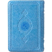 Cep Boy Kur'an-ı Kerim (Mavi, Kılıflı, Mühürlü)