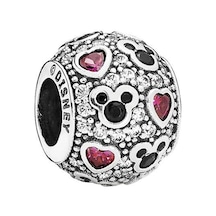Nur Silver Mor Kalpli Gümüş Charm Nur-bl01776