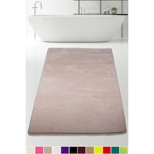 Bonny Home Elite Vizon 80x150 Cm Peluş Banyo Paspası Kaymaz Taban Vizon