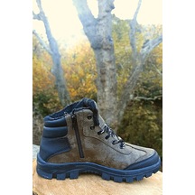 Cojans Erkek Outdoor Bot Yünlü Kahve Siyah Renk Çok Renkli