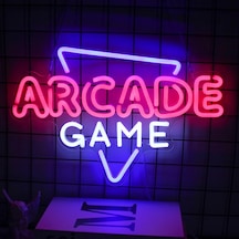 Arcade Game Neon Led Tabela Dekoratif Aydınlatma