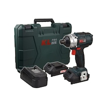 Klpro KLDV1820B 18V 2.0 Ah Li-ion Çift Akülü Kömürsüz Darbeli Vidalama