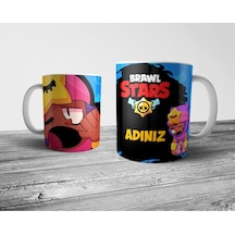Brawl Stars Sandy Kişiye Özel İsimli Kupa Bardak Çok Renkli