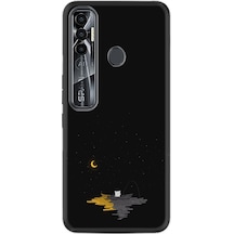Tecno Spark 7 Pro Kilif Silikon Desen Ay Ve Kedi 1683 536303727