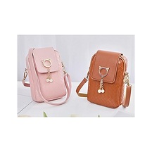 Pembe İlkbahar Ve Yaz Mini Moda Messenger Omuz Çantası Cep Telefonu Çantası