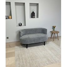 Azra Mobilya Sydney Modern İkili Koltuk Kanepe Modern Welsoft Yumuşak Kumaş Kırçıllı Gri Kırçıllı Gri