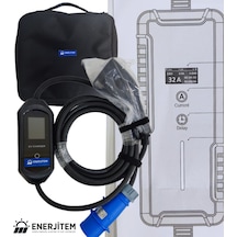 Enerjitem 7 Kw 32a Elektrikli Araç Taşınabilir Şarj İstasyonu,220