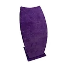 Süet Kumaş Mor Renk 25/12 Cm Kolye -zincir Ayaklı Stand Çok Renkli