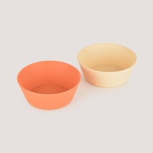 Lc Yuvarlak Kase 2'li Sage Green - Peach