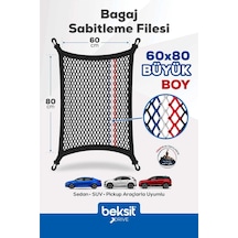 Beksit Drıve Renault, Peugeot, Citroen Model Özel Renkli Tasarım Bagaj Sabitleme Filesi (60x80 cm) (Fransa)