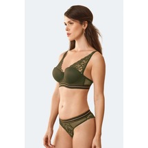 Pierre Cardin 4712 Double Push Up Sütyen Takım Burnt Olive