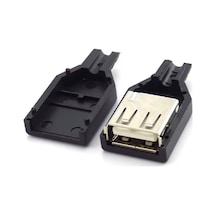 Usb A Dişi Konnektör - Lehim Tipi
