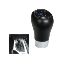 Fortunelane Bmw E90 E92 E60 E39 İçin Posh Deri Vites Topuzu - Konforlu Tasarım, Basit Montaj, Siyah Siyah