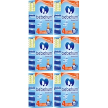 Bebehum 4 No Bebek Sütü 12 Ay 800 Gr X 6 Adet