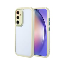 Zore Galaxy A54 Kılıf Kamera Korumalı Renkli Kenar Ve Çerçeve Tasarımlı Nvth Vitamin Kapak-yeşil
