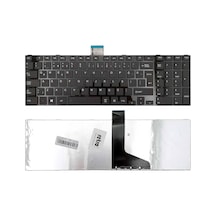 Toshiba Satellite C855 İle Uyumlu Notebook Klavye - Siyah - Tr - Çerçeveli