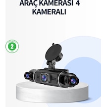 4 Kameralı Araç İçi Kamera 1080p Gps Takip Wifi Gece Görüşlü 50714556