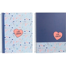 Ancor B'log Love Garden A5 Spiralli Çizgili Defter 112177