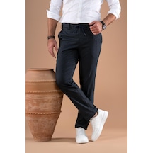 Ecer Beli Lastikli İplikli Regular Fit Kışlık Kumaş Pantolon 001 Ecer Beli Lastikli İplikli Regular Fit Kışlık Kumaş Pantolon 001