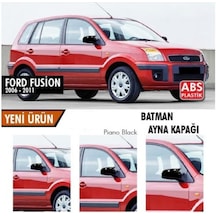 Ford Fusion 2006 - 2011 Batman Yarasa Ayna Kapağı Piano Black Abs