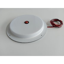 Ayge 12 V Dc Anahtarlı Yuvarlak Led Lamba Beyaz