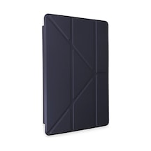 Huawei Honor Pad V9 Kılıf Kalemlikli Mars Tablet Kılıfı - Lacivert Kapaklı Kılıf