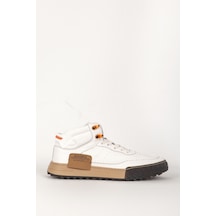 Beyaz Guja 501 Yüksek Bilek Erkek Sneaker Beyaz