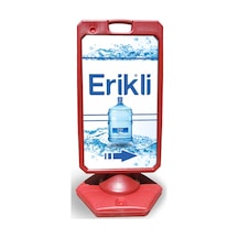 Erikli   Reklam ve Yönlendirme Uyari Dubasi A Tabela Kırmızı