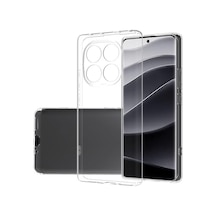 Xiaomi Poco X7 İle Uyumlu Kılıf Süper Esnek Yapılı Kamera Korumalı Toz Ve Kirden Koruyan Silikon Xiaomi Poco X7 İle Uyumlu Süper Şeffaf Kapak