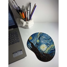 Yıldızlı Geceler Bilek Destekli Mouse Pad Mousepad