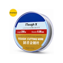 Lcd-ekran Ayırma Teli - 0.08mm 200 Metre - Steel Çelik Kesme Teli Çok Renkli