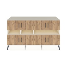 Kronos Konsol 8 Raflı 8 Kapaklı 176x59x99 Aytaşı-çam/aytaşı Aytaşı-çam/aytaşı