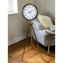 Büro Ev Ofis Hediyesi İçin Golden Prestij Tripod Ayaklı Saat Diğer