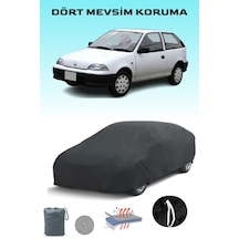 Siyah, Suzukı Cultus 2 Hatchback, Araba Brandası, Oto Örtüsü, Araba Çadırı Siyah