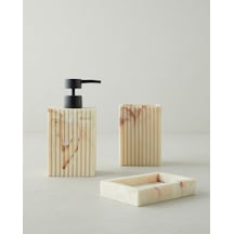 English Home Lydia Polyresin 3'lü Banyo Seti Naturel