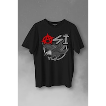 Uçan Kartal Asi Taraftar Baskılı Tişört Unisex T-shirt 001