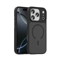 Joko Apple Apple Uyumlu iPhone 17 Pro/18 Pro Megane Magsafe Kapak - Siyah 0.2M-Çok Renkli