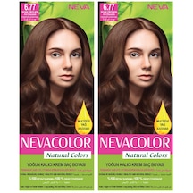 Neva Color Natural Color Saç Boyası 6.77 Sıcak Çikolata 2'li Set