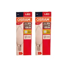 Osram Led Value 4,9W Sarı Işık E-14 470lm Ampul 2 li Paket