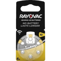 AYT Ticaret HT-101 RAYOVAC 10 NO KULAKLIK PİLİ 6Lİ PAKET