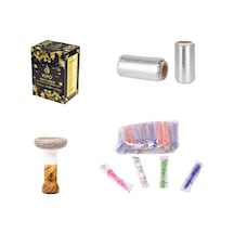 Kefo Gold Nargile Kömürü + Kefo 50 Li Kalem Sipsi + Rulo Folyo + Salvador Lüle