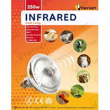 Tnyvet İnfrared Isıtıc Lamba 250 Watt Beyaz